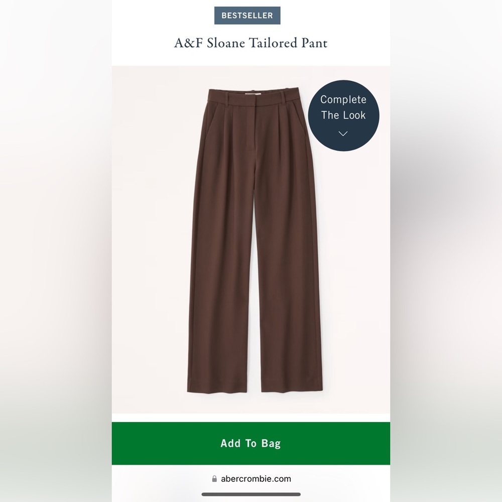 Abercrombie Sloan pants